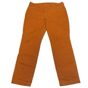 Old Navy Burnt Orange Ankle Length Cropped Pixie Pants